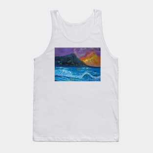 Sun Over the Tropics Diamond Head Tank Top